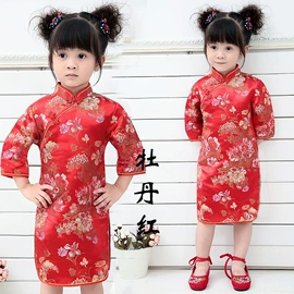 童旗袍;睡袍、浴袍;童旗袍/唐装