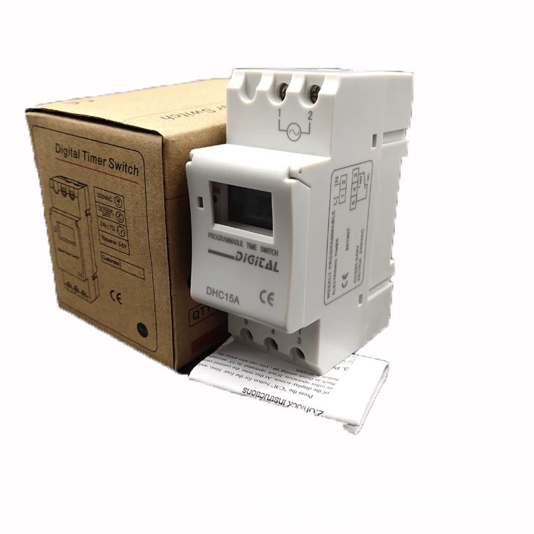 DHC15A,YHC15A рельсового типа многофункциональный программируемый таймер, контроллер времени, контроллер