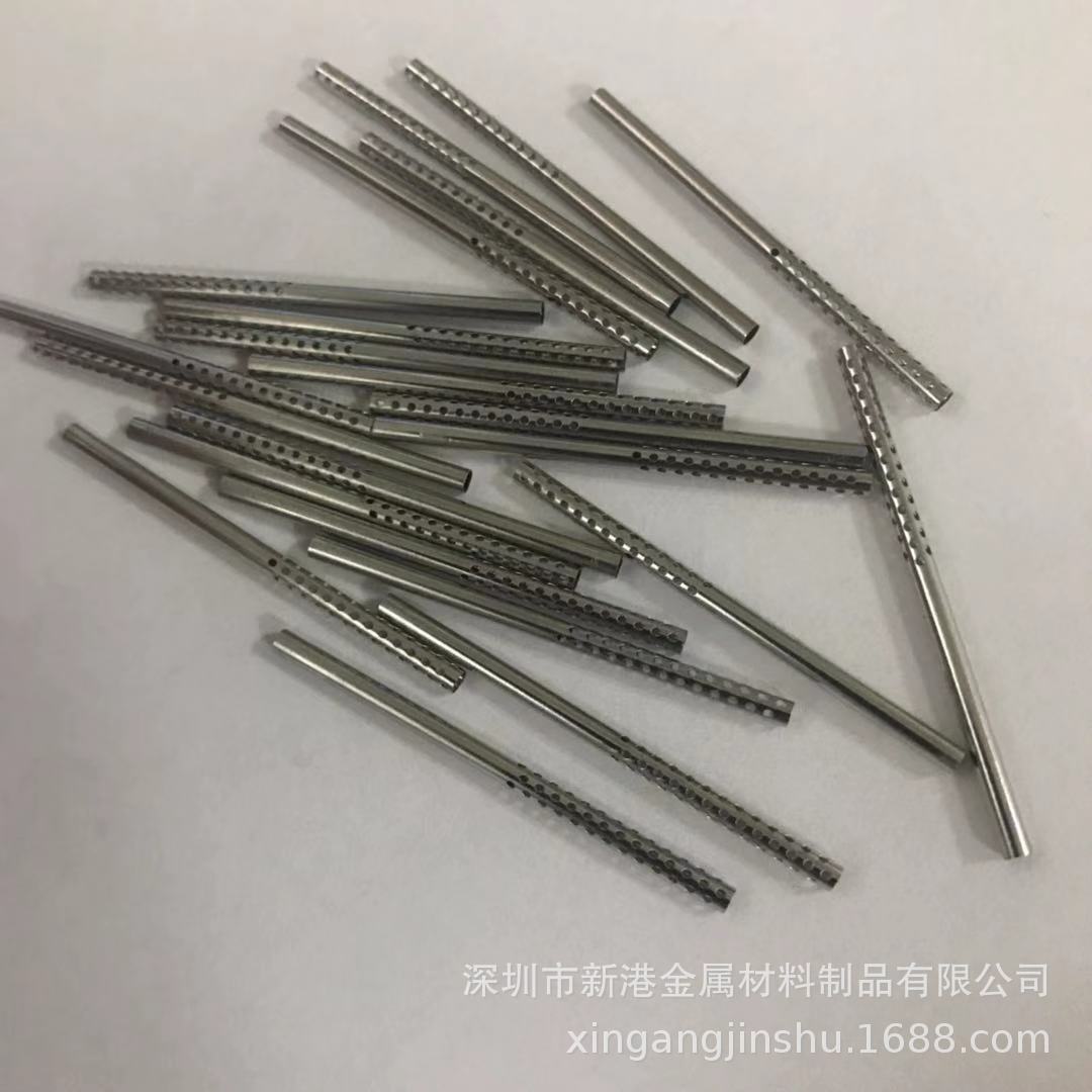 304不锈钢毛细管 精密切割 缩尖变径 磨尖封圆头 电镀