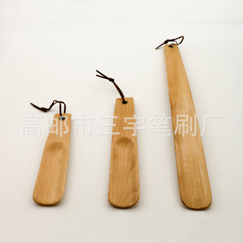 精品实木鞋拔 长度可选 提鞋器 穿鞋器  厂家直销