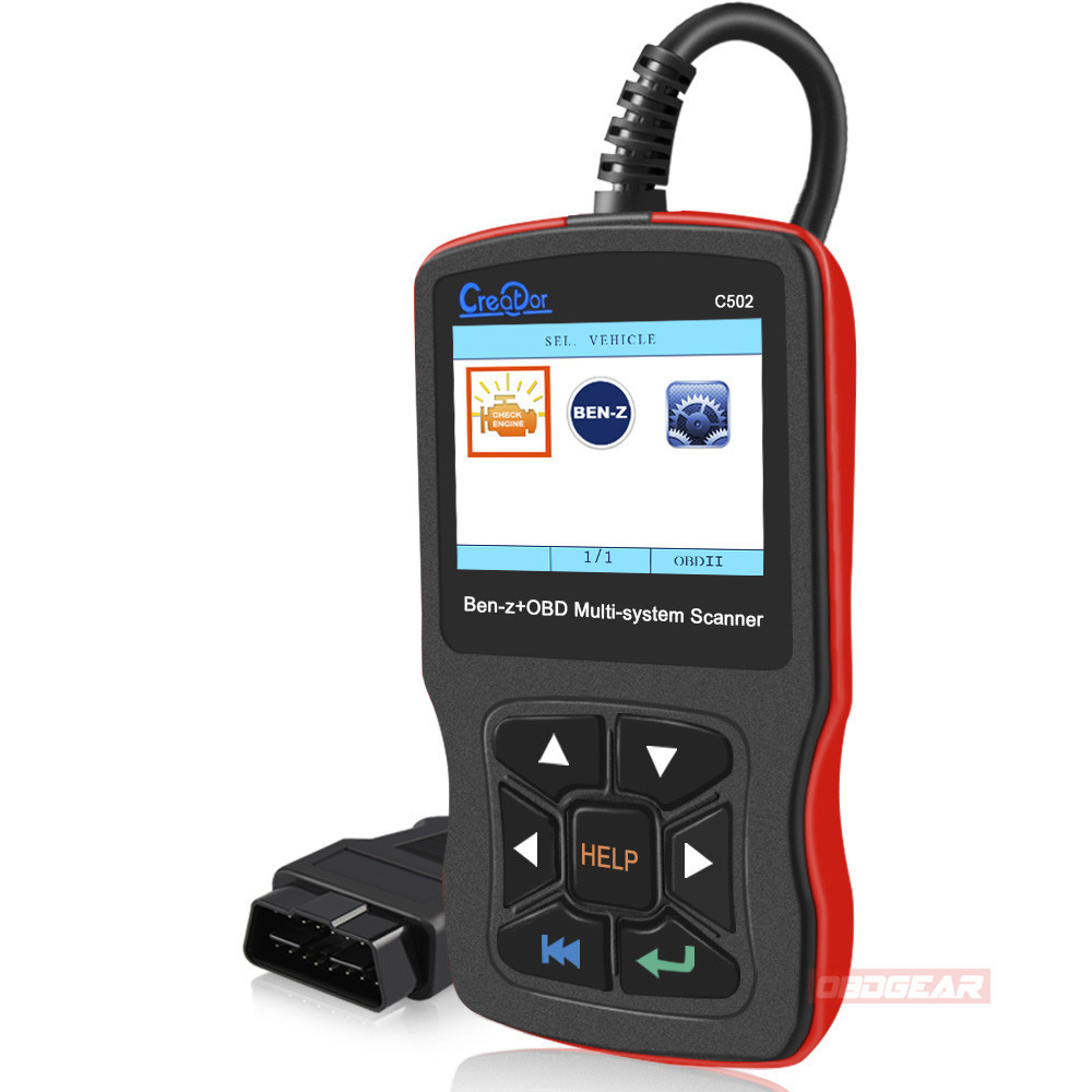 CREATOR奔驰专用检测仪 OBDII/EOBD安全气囊变速箱故障电脑C502
