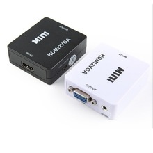 HDMI转VGA转换器带音频HDMI TO VGA线 HDMI2VGA 1080P视频转换器