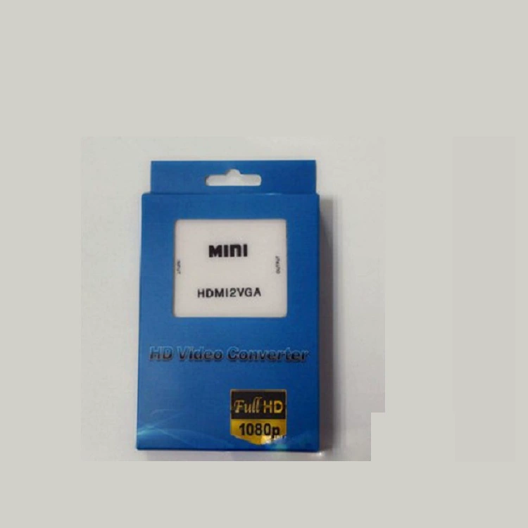 HDMI 转 VGA 转换器 带音频 HDMI2VGA 1080p 视频转换