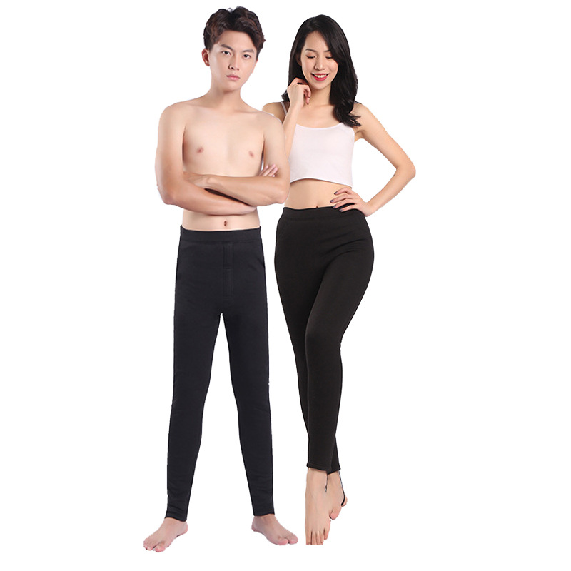 (2개) 자이언트 벨벳 중년 및 노인 5 층 두꺼운 높은 허리 따뜻한 바지 양모 바지 큰 차가운 남성과 여성의 느슨한 카멜 벨벳 코튼 바지 겨울