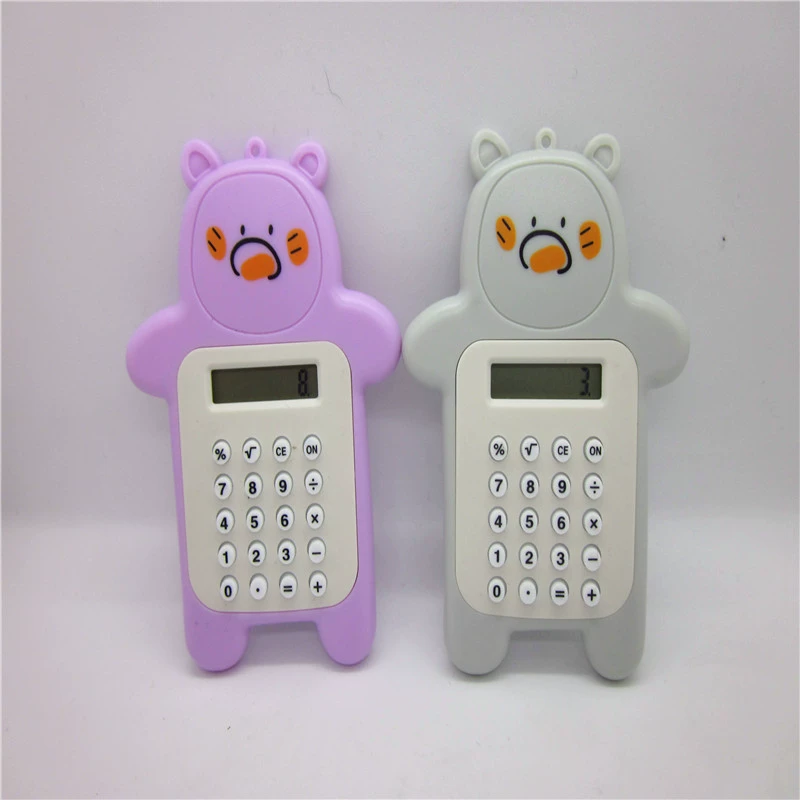 Калькулятор студенческий мультфильм Медведь калькулятор оптом практические подарки 5 юаней магазин детей