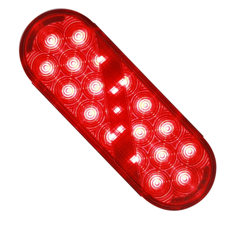 Boat trailer universal 6-inch oval signal light for cross-border export trailer light