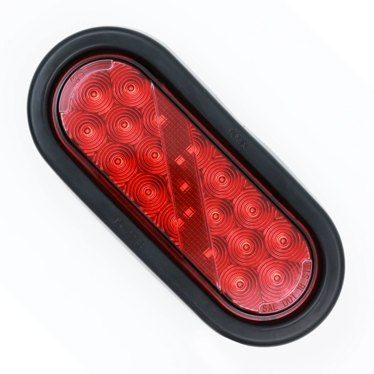 Boat trailer universal 6-inch oval signal light for cross-border export trailer light