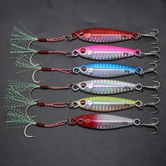 Shore throwing long-range horse brand cut Japanese-style lead fish multi-color iron plate sequins 7g-30g fake bait hard bait boat fishing sea fishing