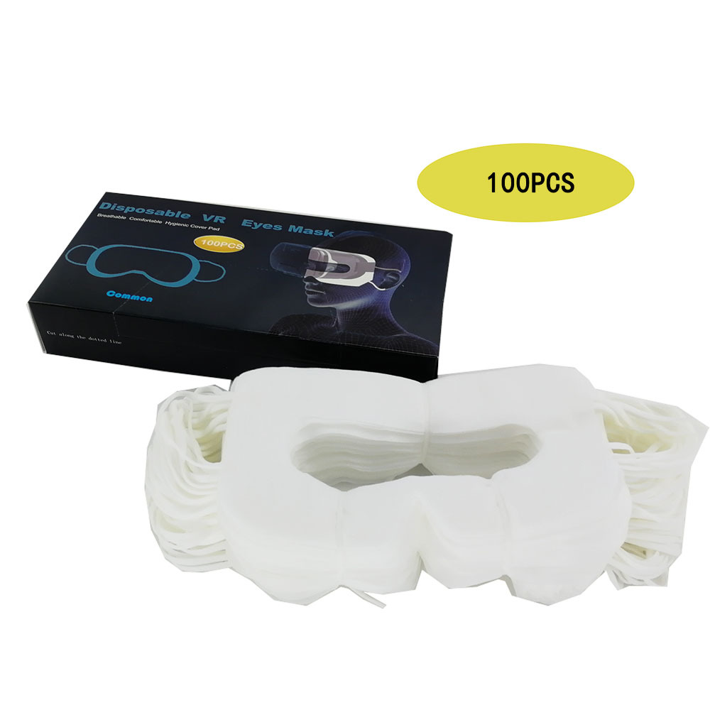 100片VR配件适用VisionProOculusquest23sPico4通用一次性vr眼罩