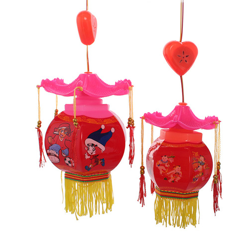 Children's portable music lanterns, LED light-emitting small lanterns, Lantern Festival, Mid-Autumn Festival, Spring Festival stalls, temple fair toys