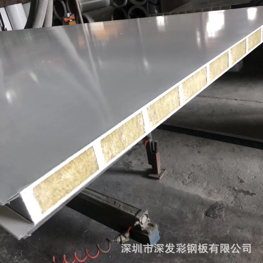 50厚防火玻镁板 净化车间专业彩钢板 量大优惠