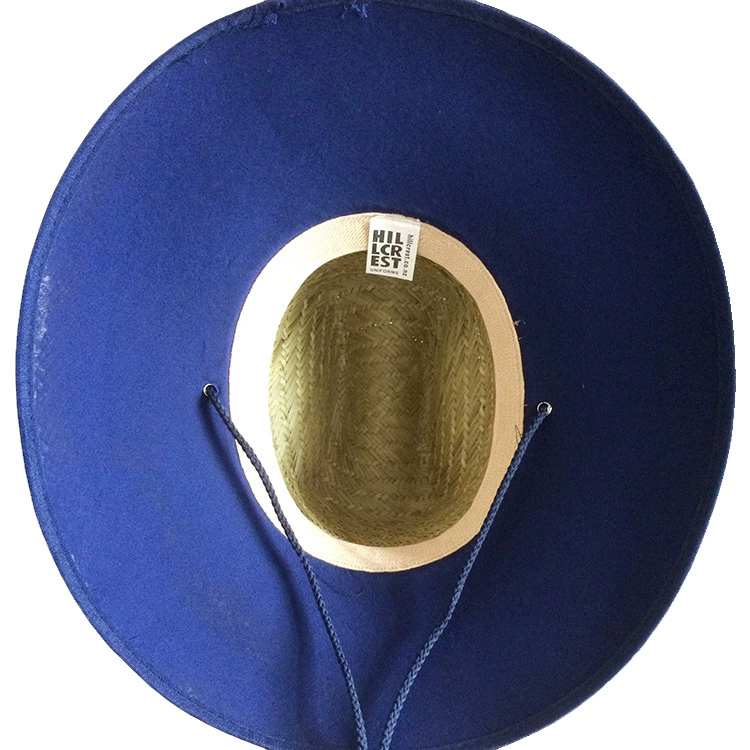 Patch, woven beach hat solar-powered, simple cut