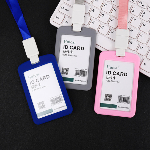Silicone ID card holder, name badge, work ID holder, employee badge, work badge, work badge factory brand wholesale