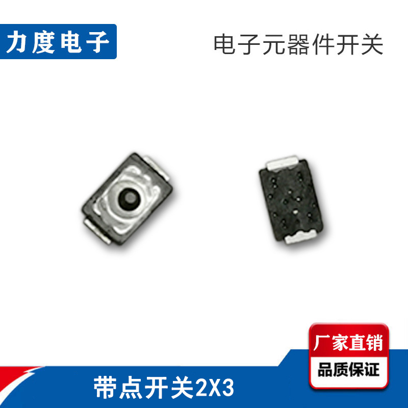 力度直销KFC-A04-06B防尘2*3两脚贴片按键开关按钮轻触轻触按键