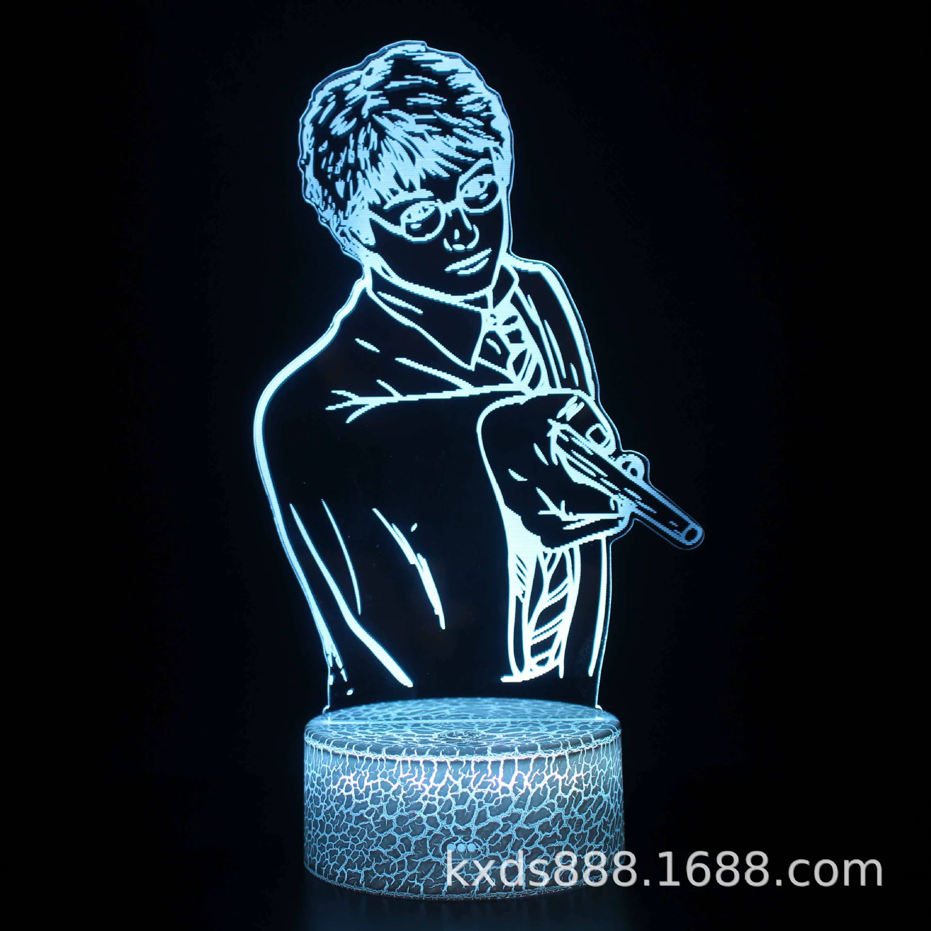 Creative LED night light, touch table lamp, (跨境贸易), 3D, дистанционное управление
