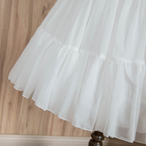 Bust Lolita lolita violent Carmen fishbone petticoat cosplay soft girl chiffon skirt adjustable