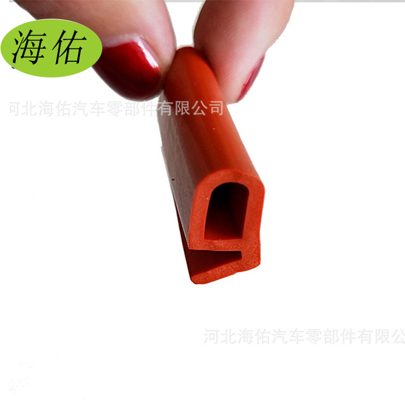 硅胶空心密封条 烟囱密封条 e型胶条 多规格 量大从优