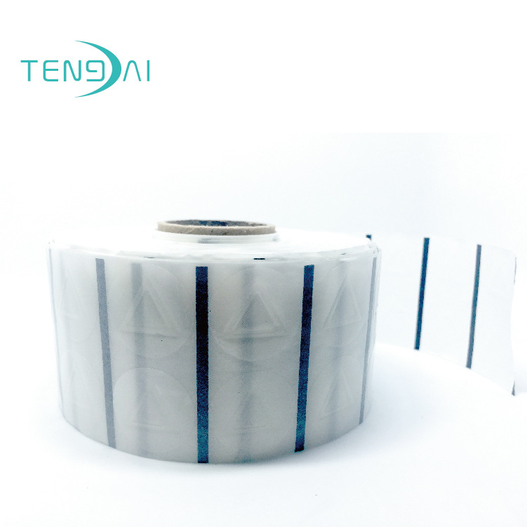 厂家直销盲人识别标盲人不干胶三角标签透明凸感烟油瓶贴印刷