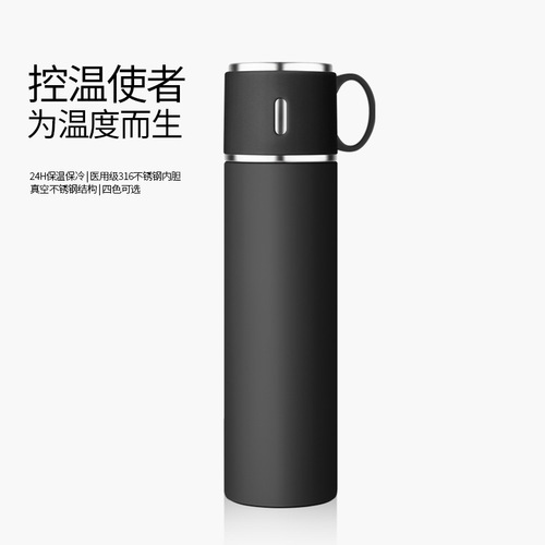Wholesale 316 Stainless Steel Bullet Head Insulated Cup with Dual Lids, Sports Outdoor Water Bottle, Company Business Gift Laser Logo
