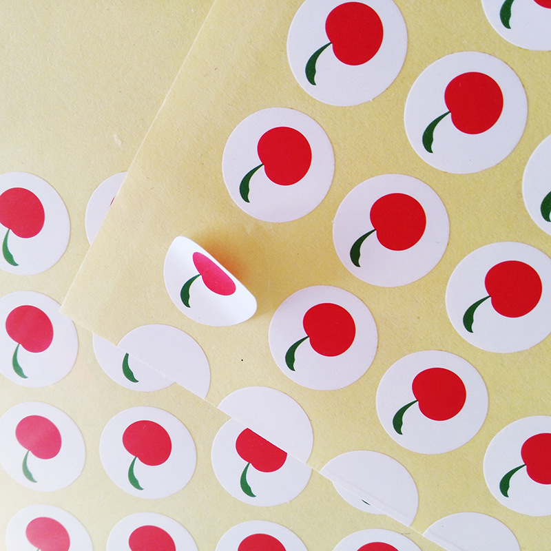 水果香味贴纸摩擦闻香不干胶贴纸巧克力香味贴纸樱桃香味贴纸刮刮