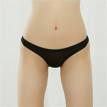 薄冰丝透内裤三角裤情趣真人性感情趣内衣欧美大码速卖通
