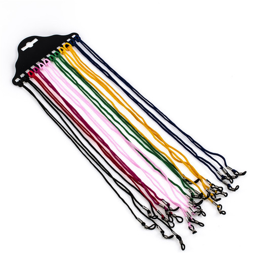 Anti-fall color rubber glasses strap sports black nylon silicone glasses rope diving sunglasses lanyard wholesale
