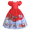 Christmas dress for princess, Amazon, with snowflakes, for performances