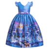 Christmas dress for princess, Amazon, with snowflakes, for performances