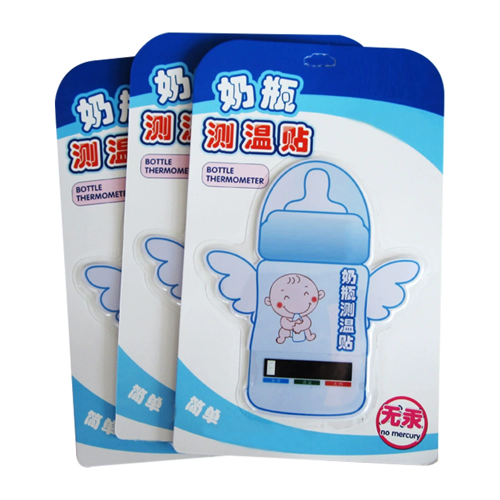 В наличии Наклейка для измерения температуры детской бутылочки Безртутный ЖК-цифровой цветной термометр Наклейка для измерения температуры бутылочки