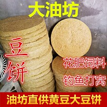 豆饼用肥料花卉 熟豆豆饼钓鱼打窝料 动物饲料豆饼粉食用型豆饼片