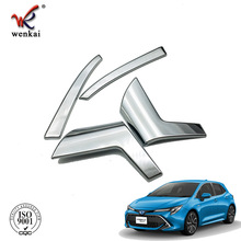 适用于20款丰田卡罗拉运动版改装后视镜装饰雷凌电镀亮条倒车镜盖