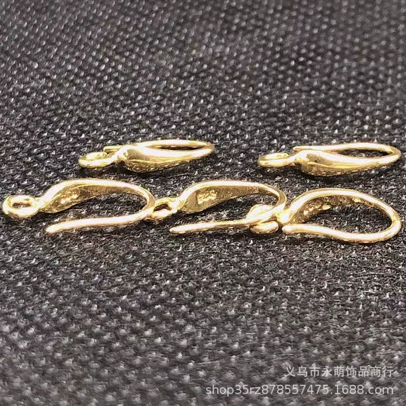 Крючки для серёг, 925 серебряные фурнитура в стиле французском, для DIY, 14,5×7 мм