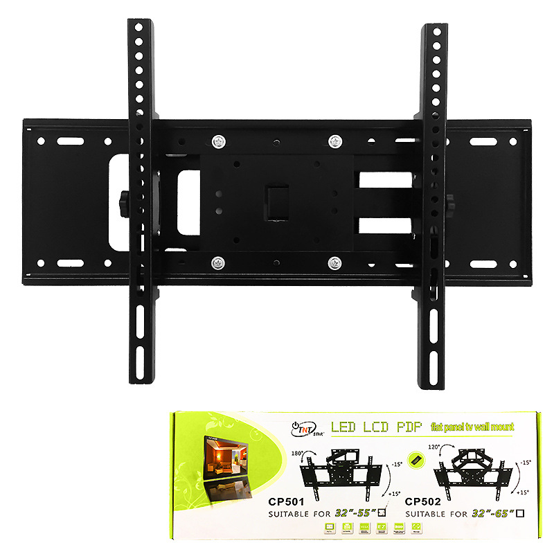 Manufacturers supply 32-65-inch integrated rotating 180-degree bracket LCD TV hanger Universal Wall hanger