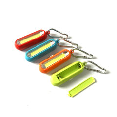 New Outdoor Camping Bike Portable Hiking Headlamp Mini COB Keychain Light Small Work Light Creative Gift