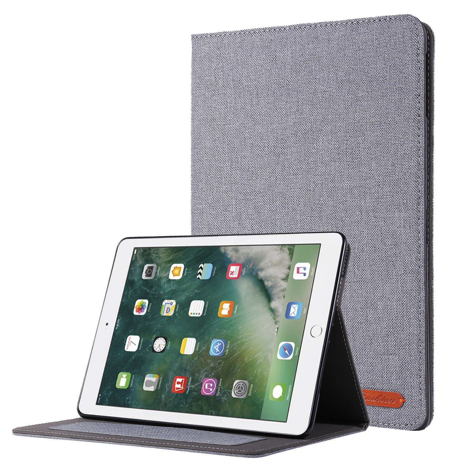 适用于苹果ipad9.7寸平板电脑智能休眠保护套 56789布纹软壳皮套