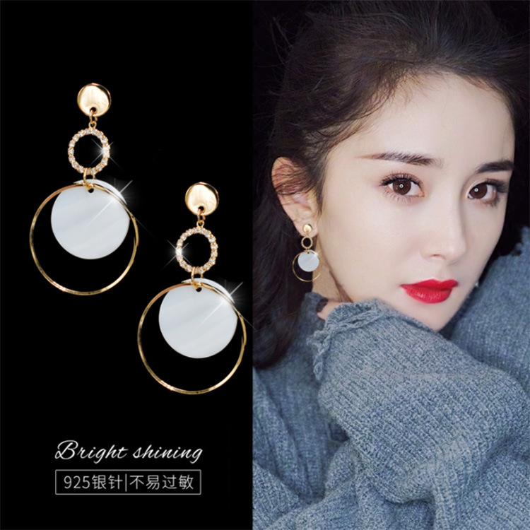 South Korea S925 earrings cold wind