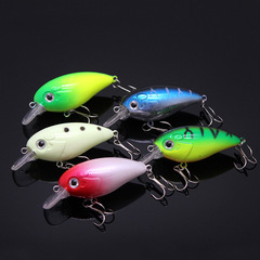 Small Fat 8g ABS Minnow Road Bait Set 5 Pieces/Group, 5 Color Fat Minnow Bait, Fishing Tackle Wholesale Manufacturer Wholesale