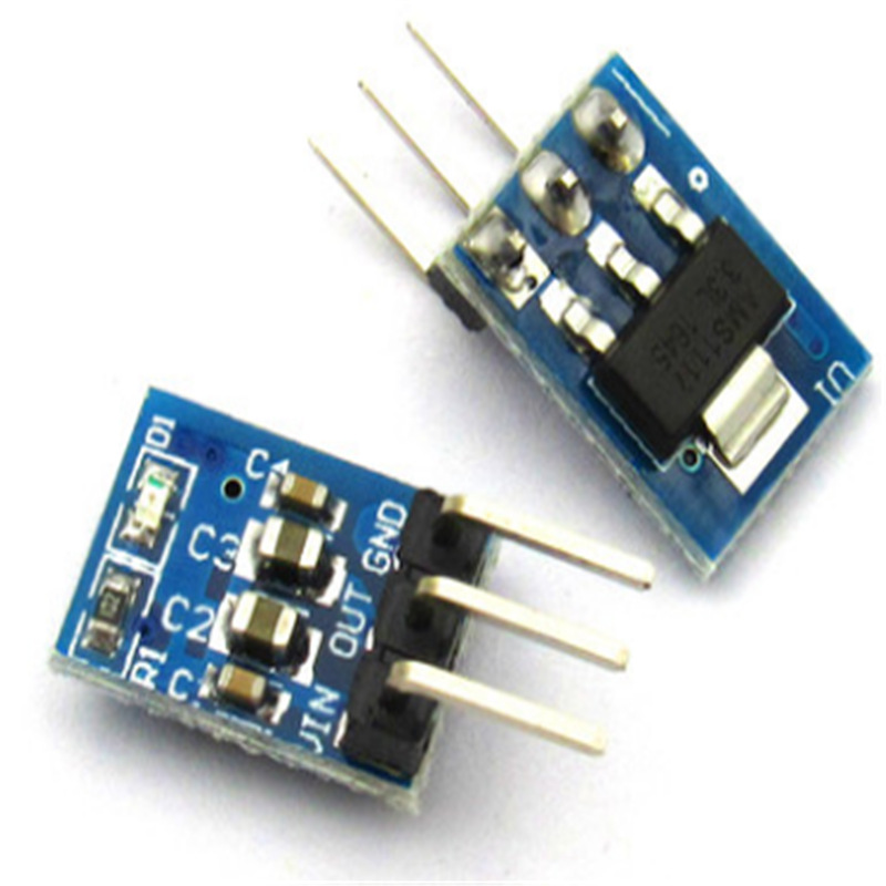 AMS1117电源模块3.3V 5V电源板  3脚  LDO 800ma XTW