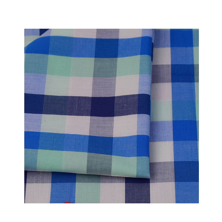 厂家批发全棉色织格子布 40s棉衬衫女裙家居睡衣婴幼儿服装面料