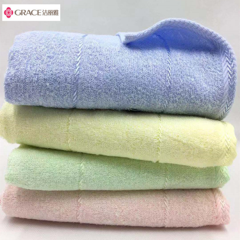 Jieliya Towel Refreshing Soft Ladies Face Towel Wholesale Thin Children Adult Home Bath Face Towel 6090