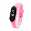 Silica gel electronic fashionable bracelet, white watch