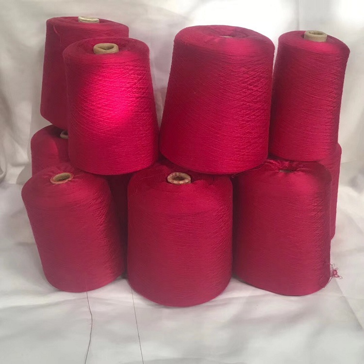 桑蚕丝棉混纺纱 32s/2 55%桑蚕丝45%棉 桑蚕丝棉纱 现货白胚纱