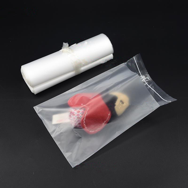 定PO袋 全新料自粘/平口磨砂胶袋 食品小饼干塑料薄膜袋 可印刷