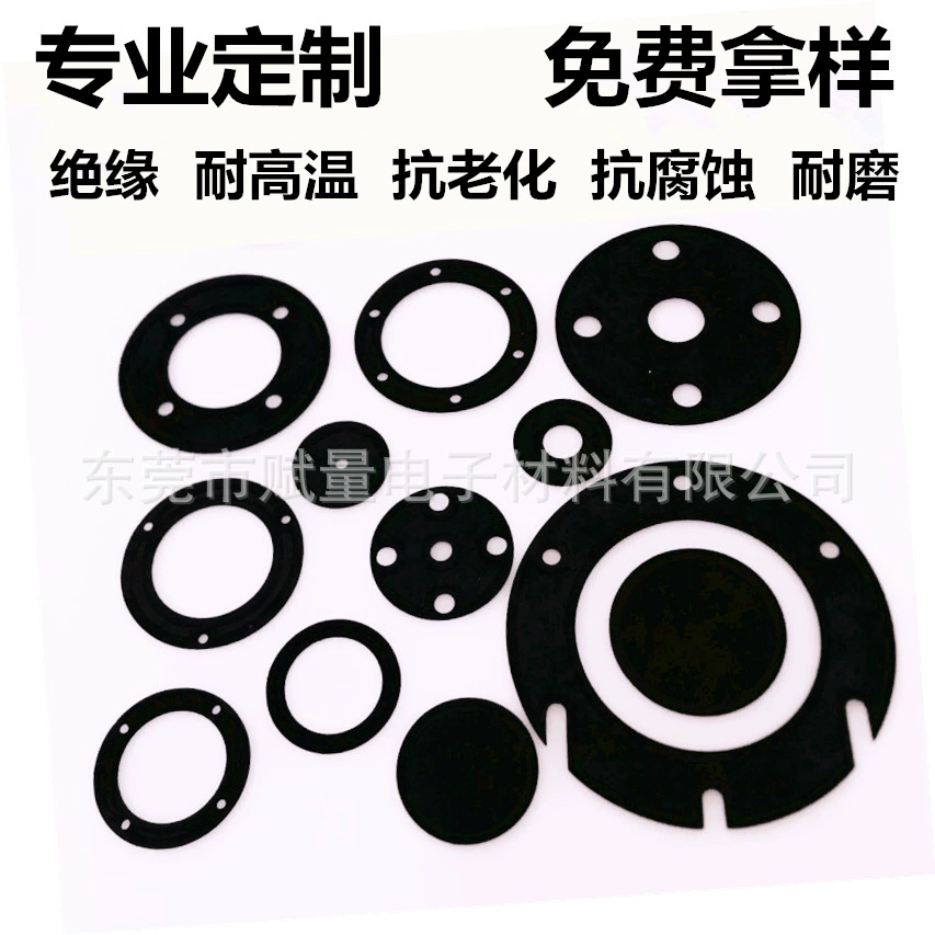 Индивидуальные NBR Водонепроницаемый маслостойкий Нитриловый каучук прокладки Высокая термостойкая кислота и щелочи Коррозионностойкий FKM фтороруббер уплотнительная прокладка