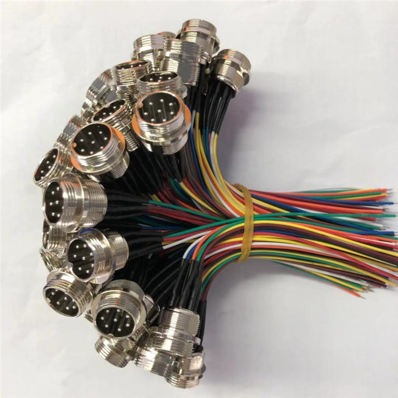 山东厂家生产加工 0.2 护套航插焊接线 1007-26#焊接航插线