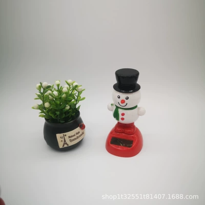 Doll Swing Car Interior: Car ornaments - snowman-with-hood
