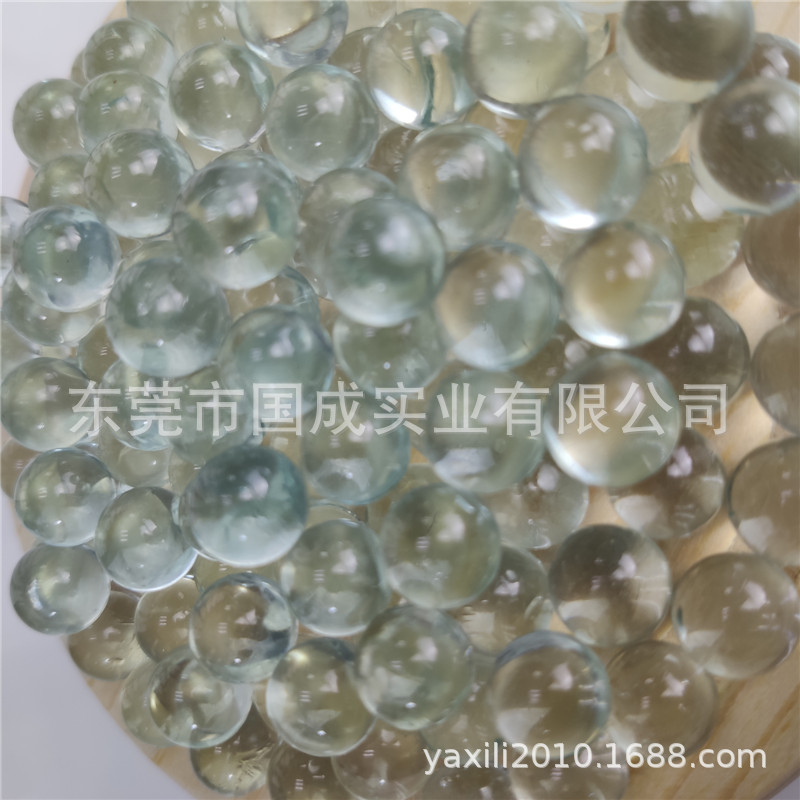 Cuentas de vidrio de 6-13 mm, transparentes, ecológicas, bolas de vidrio de 14 mm y 16 mm, blancas, negras, verdes, venta al por mayor.