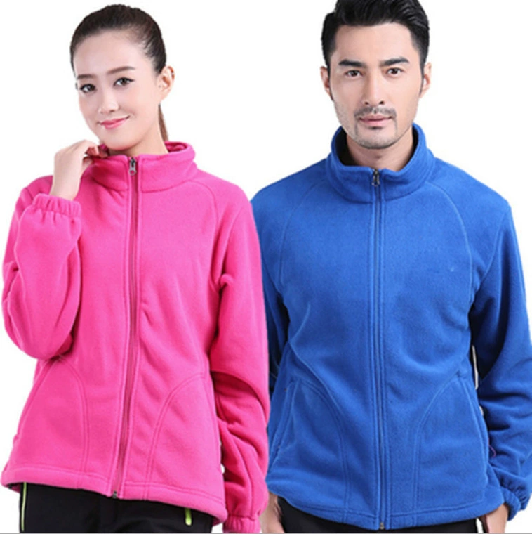 Флисовые куртки для мужчин и женщин, утолщенные и теплые, парные куртки, рабочая одежда, флисовая рабочая одежда с вышитым логотипом.