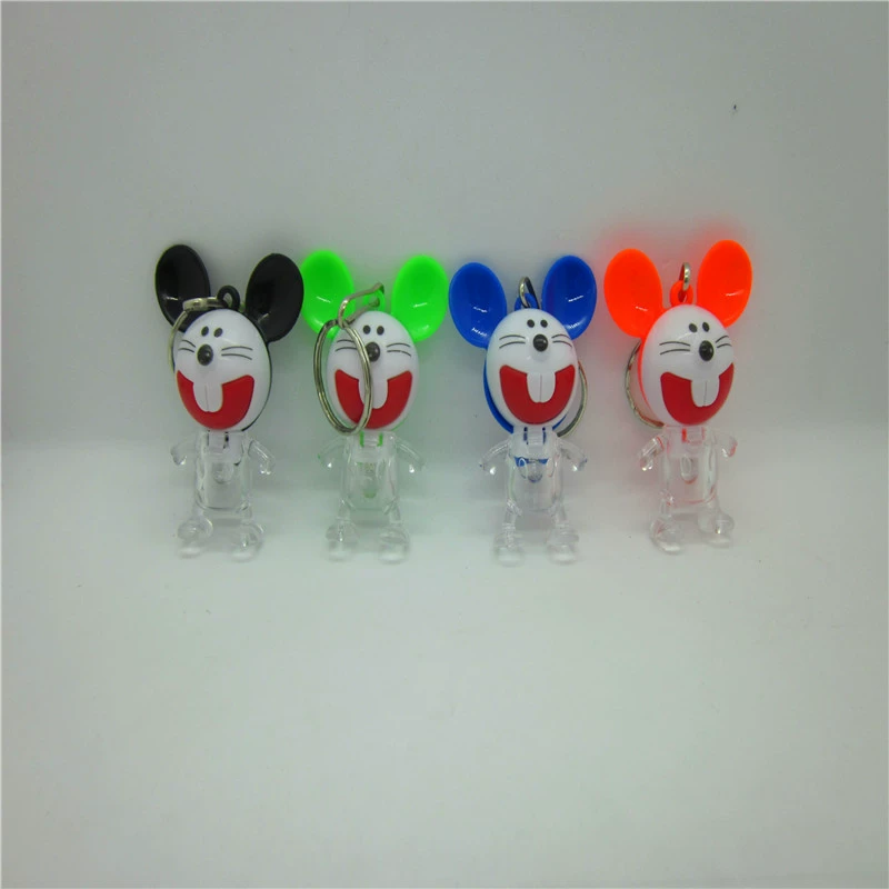 Брелок светящаяся мигающая МЫШЬ светодиодная оптовая продажа практичных подарков один юань магазин детских светящихся игрушек