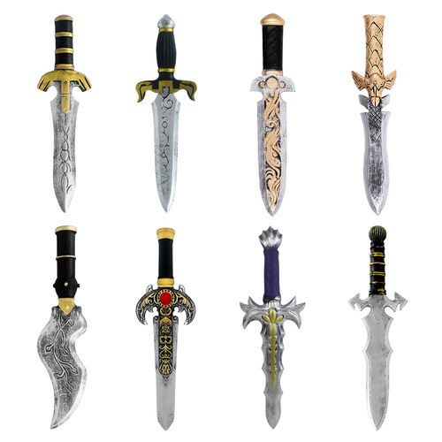 Simulation props PU samurai comic exhibition props weapon dagger cosplay props weapon foam knife toy dagger